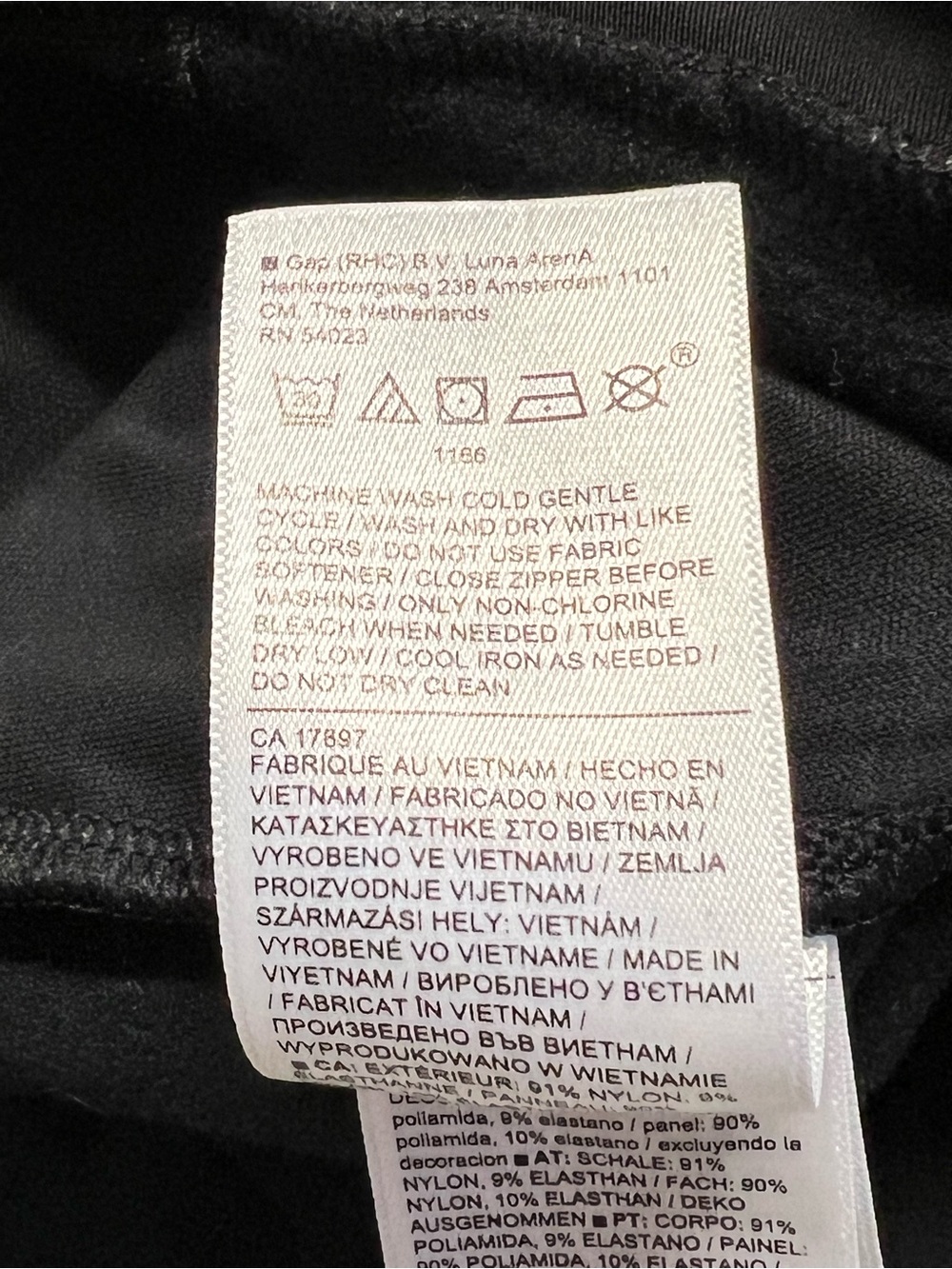 EUC Athleta Peak Hybrid Fleece Flare Black Pants | Size Medium - Picture 11 of 11